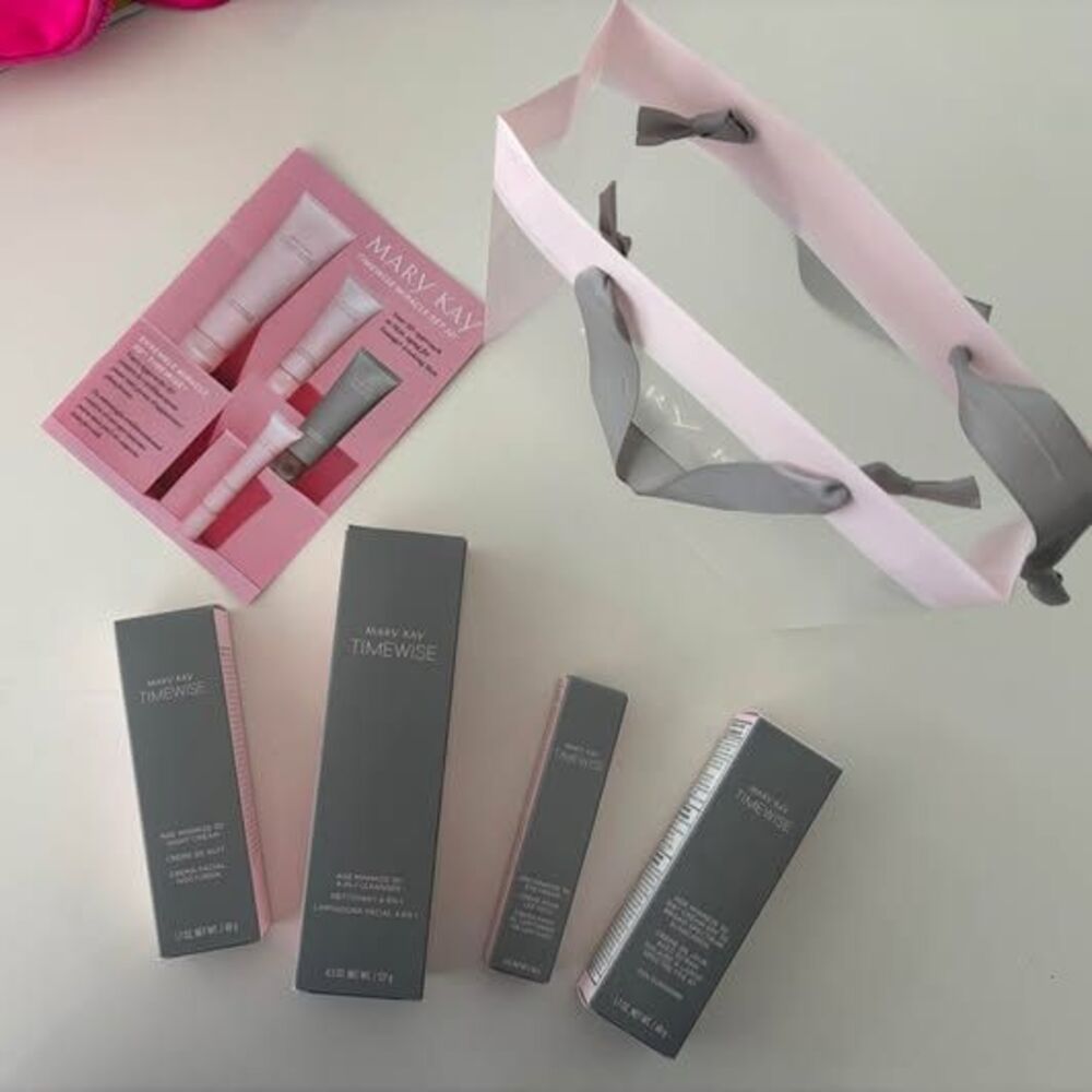 NEW Mary Kay TimeWise Miracle Set 3D Skincare Bundle Cleanser Eye Cream